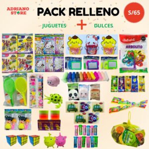 RELLENO PIÑATA (JUGUETES +DULCES)