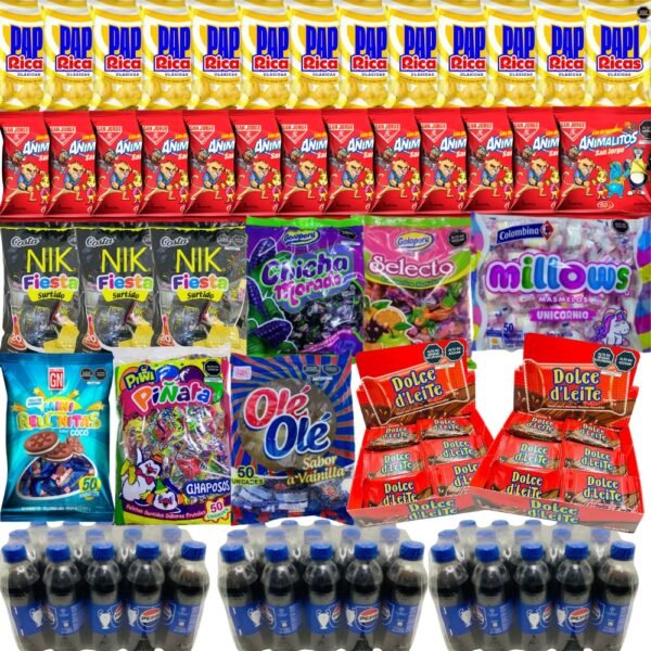 COMBO SORPRESA PARA 50 INVITADOS