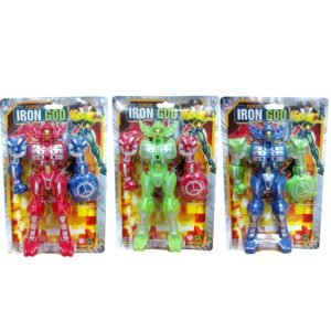 ROBOT IRON C/LUZ BLISTER