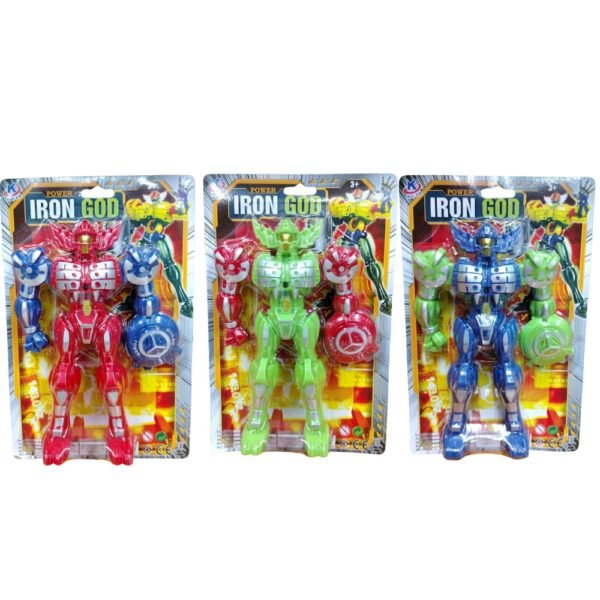 ROBOT IRON C/LUZ BLISTER