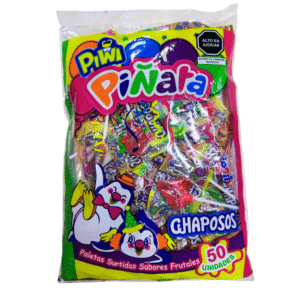 PALETA PIWI PIÑATA CHAPOSOS X50 UND