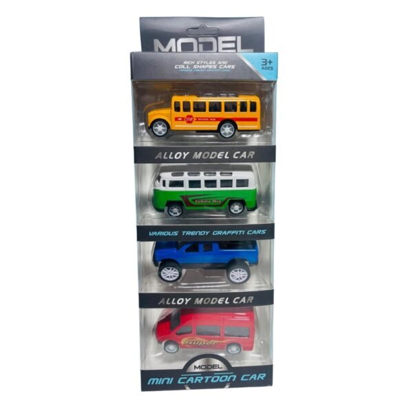 CARRO METAL MODEL X4 PCS