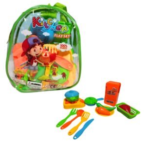 SET DE COCINA MOCHILA VERDE