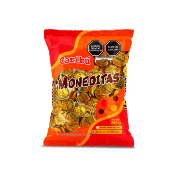 MONEDITAS CARIBU 245G X110UND