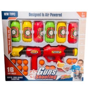 PISTOLA LANZA BOLA C/6LATAS