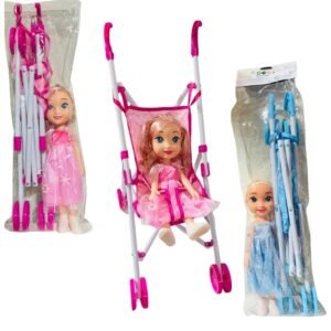 COCHE FROZEN C/MUÑECA