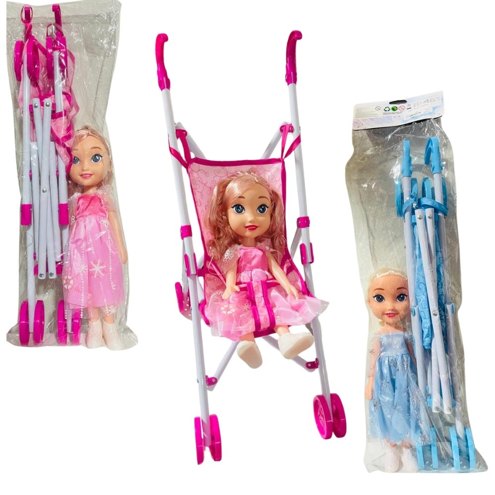 COCHE FROZEN C/MUÑECA