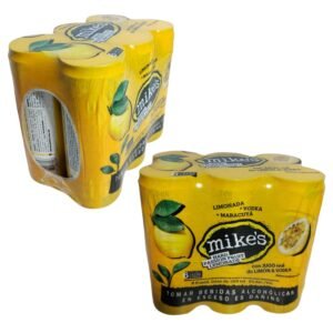 SIXPACK BEBIDA MIKE´S HARD LIMONADA MARACUYA LATA 355ML