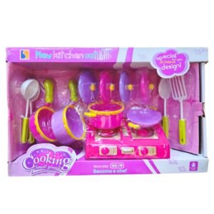 SET DE JUEGO DE COCINA ROSA Y ACC EN CJA